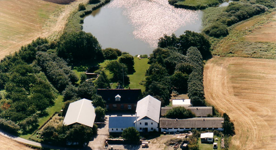 luftfoto af Lilleskovgård